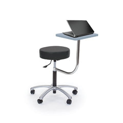 MARKET LEB Physician Stool with Laptop Desk EACH ML27614