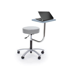 MARKET LEB Physician Stool with Laptop Desk EACH ML27614