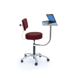 MARKET LEB Physician Stool with Laptop Desk EACH ML27614