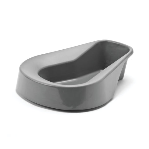 Pontoon Bedpan Medline Unisex Graphite 40 oz. / 1183 mL MVE (20/CS) MK-277652