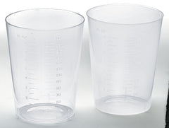 McKesson 9 oz. Plastic Drinking Cup Clear Disposable CARAFE, INTAKE GRAD 8OZ TRANS (25PK 20PK/CS) MK-277730