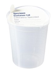 Specimen Container with Pour Spout 180 mL (6 oz.) Without Closure Unprinted NonSterile CASE OF 500 MK-278194