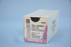Absorbable Suture with Needle Vicryl™ Rapide Polyglactin 910 PC-1 3/8 Circle Precision Conventional Cutting Needle Size 5-0 Braided (12/BX) MK-278849
