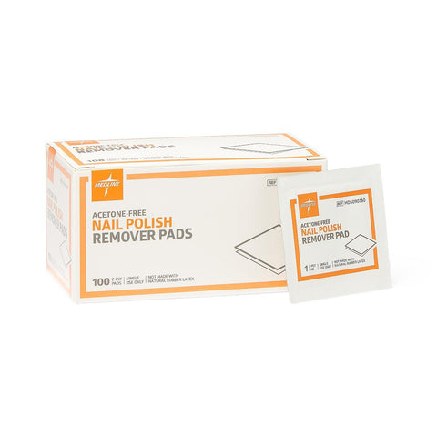 Nail Polish Remover Pad Medline 1-1/4 X 3 Inch (100/BX 10BX/CS) MK-288622