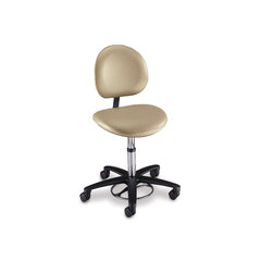 market leb Hands Free Height Adjustable Stool 24"Dia Base• Stitched Upholstery • 24"H each ML29179