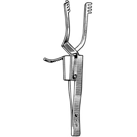 Retractor Sklar® Holzheimer 4 Inch Length OR Grade RETRACTOR, W/RATCHET BLNT PRONG 4" Each MK-303053