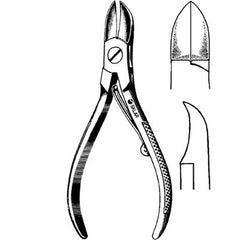 Nail Nipper Concave Jaw 4-1/2 Inch Length German Stainless Steel Each MK-303104