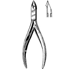 Tissue / Nail Nipper Convex Jaw 4 Inch Length German Stainless Steel Each MK-303107