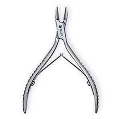 Littauer Cutting Forcep Convex Flat Jaw 6 Inch Length Stainless Steel Each MK-303112