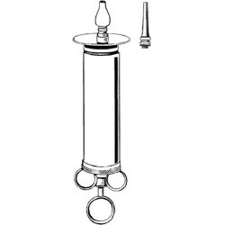 Ear Syringe with Shield Merit™ Thumb Control Ring Style 4 oz. with Tips and Shield Office Grade Each MK-303117