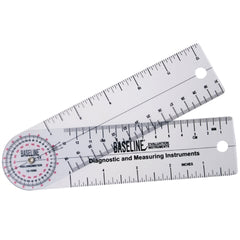 marketlab Plastic Goniometer Rulongmeter Style 360 Degree Head 6" Arms  1 / EA