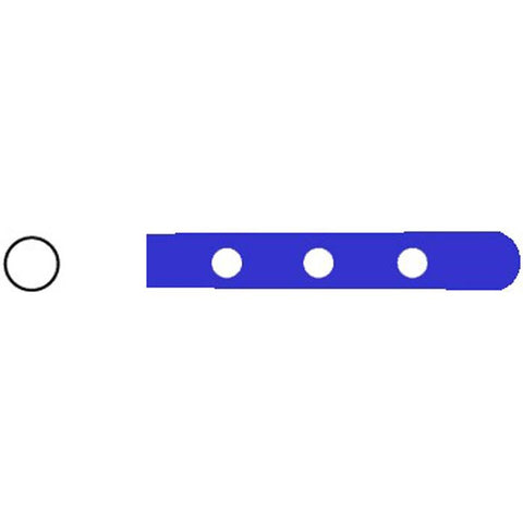 Instrument Tip Protector SklarTip™ 5/64 X 3/4 Inch, 2 mm, Blue, Vented Tip BOX OF 100 MK-331064