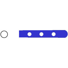 Instrument Tip Protector SklarTip™ 5/64 X 3/4 Inch, 2 mm, Blue, Vented Tip BOX OF 100 MK-331064