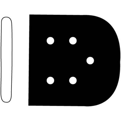 Instrument Tip Protector SklarTip™ 1/8 X 1 X 1 Inch, 25 X 3 mm, Black, Vented Tip BOX OF 100 MK-331066