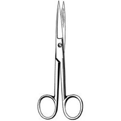 Operating Scissors Surgi-OR™ 5-1/2 Inch Length Mid Grade Stainless Steel NonSterile Finger Ring Handle Straight Sharp Tip / Sharp Tip EACH MK-331848