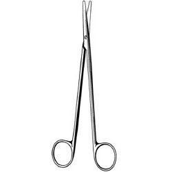 Dissecting Scissors Surgi-OR™ Metzenbaum 7 Inch Length Mid Grade Stainless Steel NonSterile Finger Ring Handle Straight Blunt Tip / Blunt Tip EACH MK-331855