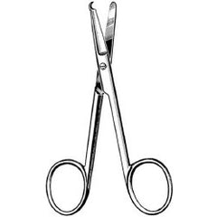 Stitch Scissors Surgi-OR™ Spencer 4-3/4 Inch Length Mid Grade Stainless Steel NonSterile Finger Ring Handle Straight Blunt Tip / Blunt Tip EACH MK-331858