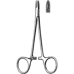 Needle Holder Surgi-OR™ Derf 4-3/4 Inch Length Straight Serrated Tip Finger Ring Handle Each MK-331861