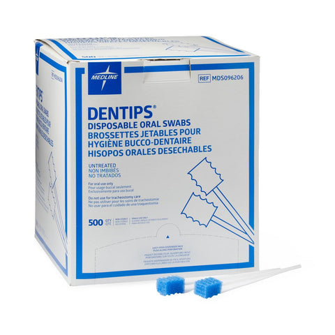 Oral Swab DenTips® Untreated Foam Tip 20 per Pack 2PK=EA (500EA/CS) MK-337468