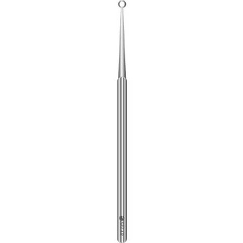 Ear Curette Sklar® 5-3/4 Inch Length Solid Round Handle Large Tip Straight Blunt Round Ring Tip Box of 50 MK-346426