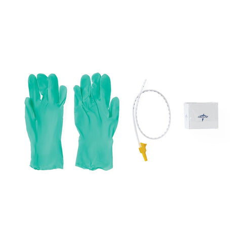 Suction Catheter Kit Medline 12 Fr. Whistle Tip  W/CUP/2 GLV 12FR (50/CS) MK-347438
