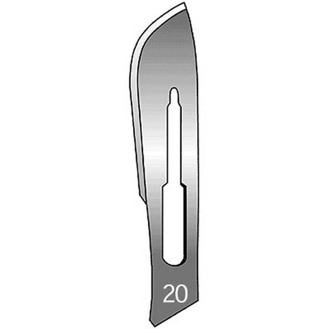 Surgical Blade Sklar® Stainless Steel No. 20 Sterile Box of 100 MK-348335