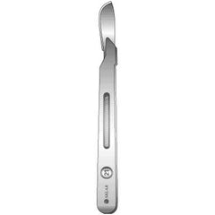 Scalpel Sklar® No. 21 Stainless Steel / Plastic Classic Grip Handle Sterile Disposable Box of 10 MK-348341