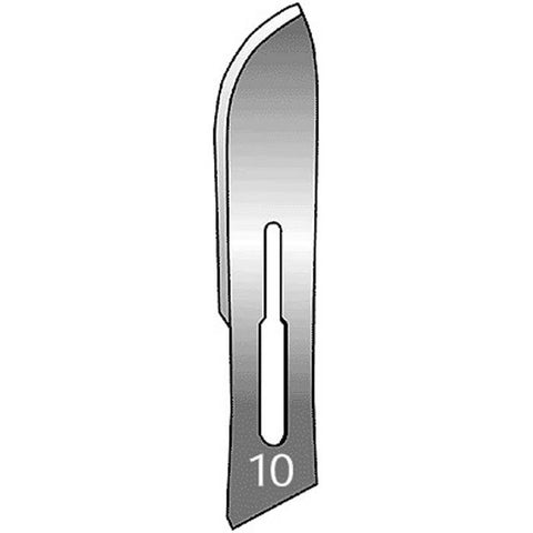Surgical Blade Sklar® Carbon Steel No. 10 Sterile Box of 100 MK-348358