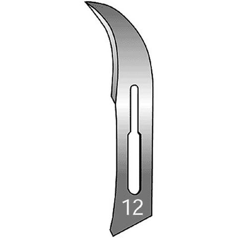 Surgical Blade Sklar® Carbon Steel No. 12 Sterile Box of 100 MK-348360