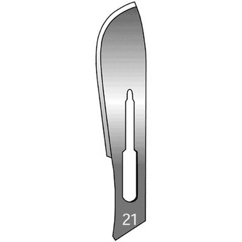 Surgical Blade Sklar® Carbon Steel No. 21 Sterile Box of 100 MK-348363