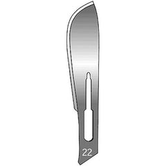 Surgical Blade Sklar® Carbon Steel No. 22 Sterile Box of 100 MK-348364