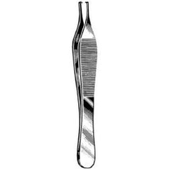 Tissue Forceps Surgi-OR™ Adson 4-3/4 Inch Length Mid Grade Stainless Steel NonSterile NonLocking Thumb Handle Straight Delicate, 1 X 2 Teeth EACH MK-348930
