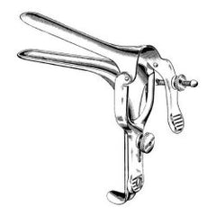 Vaginal Speculum Surgi-OR™ Pederson NonSterile Mid Grade Pakistan Stainless Steel Small / Medium / Large Double Blade Duckbill Reusable Without Light Source Capability Each MK-353136