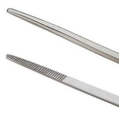 Ear Forceps Centurion® Jansen 6-1/2 Inch Length Floor / Office Grade Stainless Steel Sterile NonLocking Thumb Handle Straight Serrated Tips CASE OF 20 MK-353720