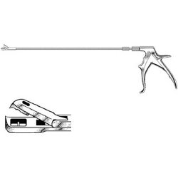 Biopsy Punch Forceps Sklar® Tischler-Universal 8 Inch Length OR / Surgical Grade German Stainless Steel NonSterile NonLocking Plier Handle Straight 3 X 7 mm Oval Bite EACH MK-362786