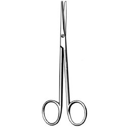 Dissecting Scissors Surgi-OR™ Metzenbaum-Lahey 5-3/4 Inch Length Mid Grade Stainless Steel NonSterile Finger Ring Handle Straight Blunt Tip / Blunt Tip EACH MK-364269