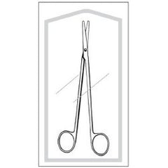 Dissecting Scissors Econo Sterile™ Metzenbaum 5-1/2 Inch Length Floor / Office Grade Pakistani Stainless Steel Sterile Finger Ring Handle Straight Blunt Tip / Blunt Tip CASE OF 50 MK-364319