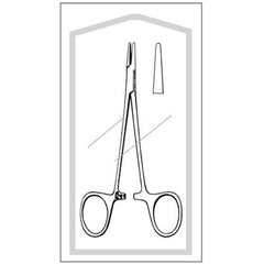 Needle Holder Econo™ Webster 5 Inch Length Straight Smooth Jaw Finger Ring Handle Case of 50 MK-364382