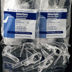 Vaginal Speculum SklarSpec™ Graves NonSterile Office Grade Plastic Medium Double Blade Duckbill Disposable Without Light Source Capability Case of 100 MK-331027