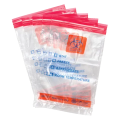 marketlab Color Coded Specimen Bags  6"W x 9"H 100 / pk
