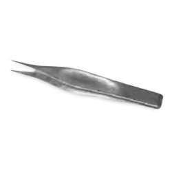 Splinter Forceps Centurion® Feilchenfeld 3 Inch Length Floor / Office Grade Stainless Steel Sterile NonLocking Thumb Handle Straight Pointed Serrated Tips with Groove CASE OF 20 MK-373107