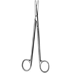 Dissecting Scissors Sklar® Metzenbaum-Nelson 8 Inch Length OR / Surgical Grade German Stainless Steel NonSterile Finger Ring Handle Straight Blunt Tip / Blunt Tip EACH MK-373388