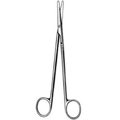 Dissecting Scissors Sklar® Metzenbaum-Nelson 8 Inch Length OR / Surgical Grade German Stainless Steel NonSterile Finger Ring Handle Straight Blunt Tip / Blunt Tip EACH MK-373388
