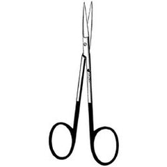 Iris Scissors Sklarhone™ SuperCut 4-1/2 Inch Length OR / Surgical Grade German Stainless Steel NonSterile Finger Ring Handle Straight Sharp Tip / Sharp Tip EACH MK-375634