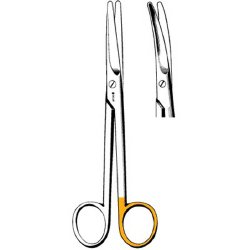 Dissecting Scissors Sklarcut™ Mayo 9 Inch Length OR / Surgical Grade German Stainless Steel NonSterile Finger Ring Handle Curved Blunt Tip / Blunt Tip EACH MK-375651
