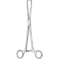 Tenaculum Forceps Econo™ Schroeder 9 Inch Length Floor / Office Grade Pakistani Stainless Steel NonSterile Locking Finger Ring Handle Straight 1 X 1 Sharp Prongs BOX OF 12 MK-375896