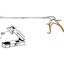 Biopsy Punch Forceps Sklar® 8 Inch Length OR / Surgical Grade German Stainless Steel NonSterile Locking Plier Handle Straight 3 X 5 mm Oval Bite EACH MK-376119