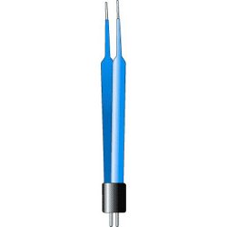 Bipolar Forceps Sklar® No. 5 OR / Surgical Grade Coated Stainless Steel NonSterile NonLocking Thumb Handle Straight 0.5 mm Wide Tips EACH MK-376182