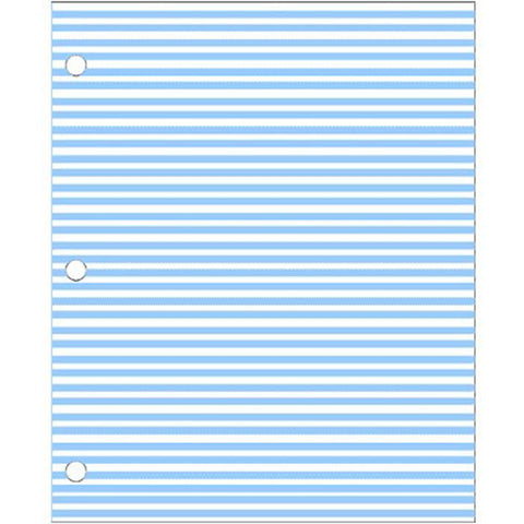Instrument Identification Tape Sheet 8-1/2 X 11 Inch, Light Blue With White Stripes EACH MK-376198