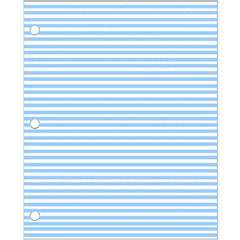 Instrument Identification Tape Sheet 8-1/2 X 11 Inch, Light Blue With White Stripes EACH MK-376198